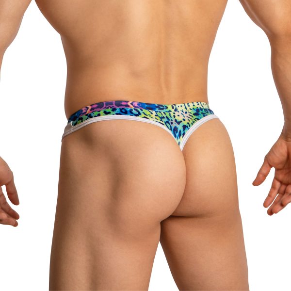 Daniel Alexander Thongs for Men with Leopard Print DAL053 For Sale - Image 5