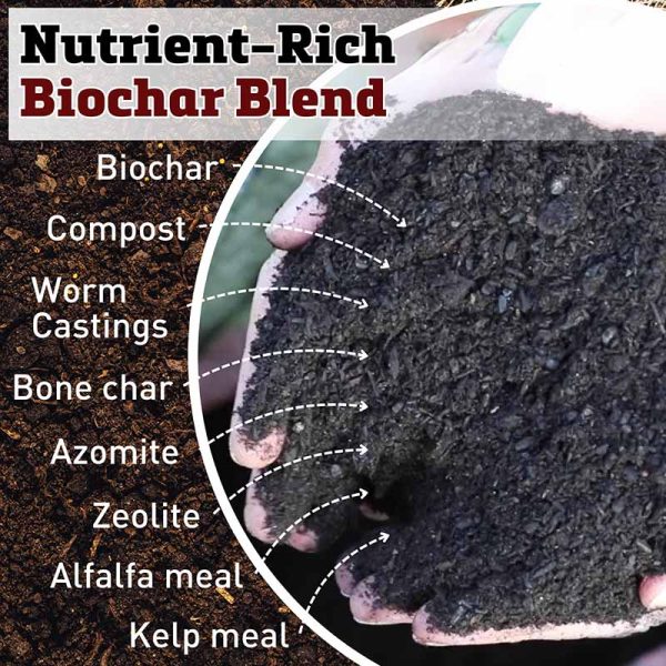 Organic Mechanics Biochar Blend Soil Additive   Fertilizer Sale - Image 3