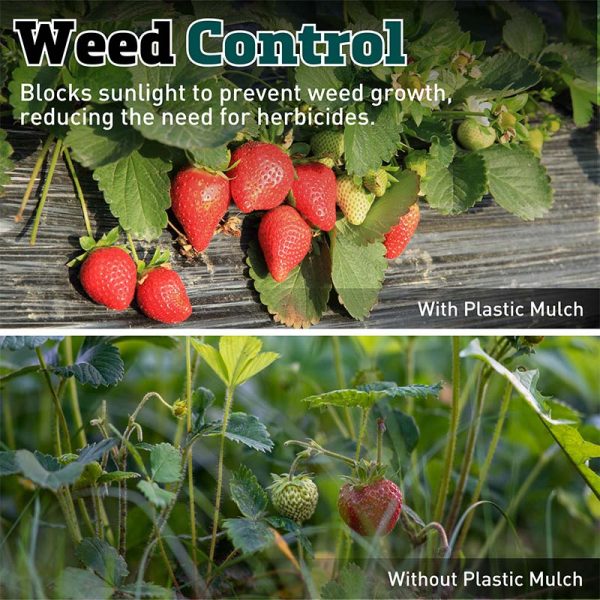 Black Plastic Mulch 3  x 600  Online now - Image 4