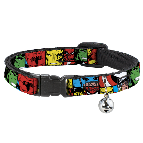 Cat Collar Breakaway - Marvel Superhero Comic Blocks Fashion